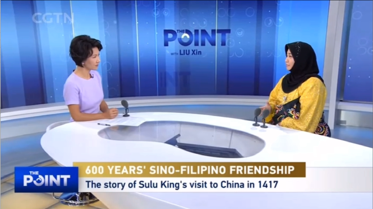 Princess Jacel Kiram, the "China-Philippines Friendship Envoy" of ICC was Interviewed by CGTN