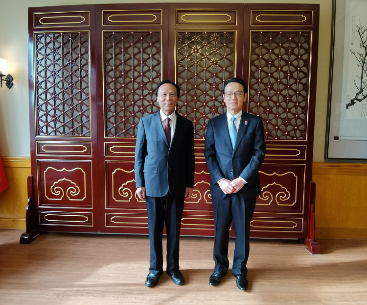 Ambassador of Japan to China Kenji Kanasugi visits the ICC