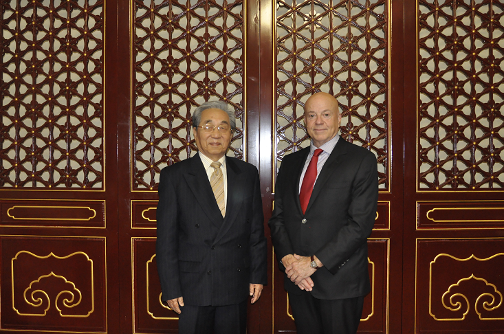 Arthur William Zeckendorf Visits ICC