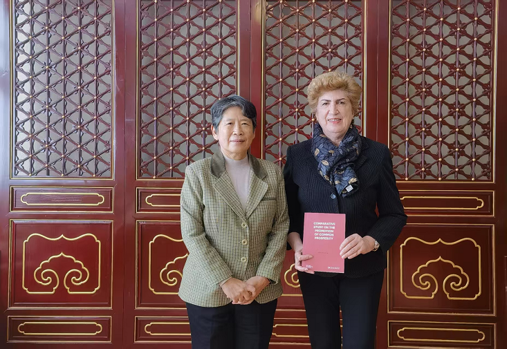 President of the Foundation for European Progressive Studies Maria Rodriguez Visits the ICC