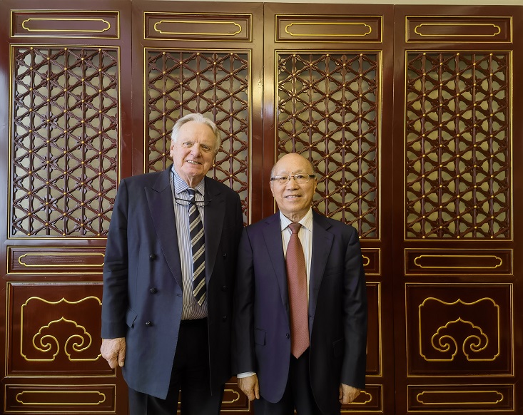 Chairman of Ofcom of the UK Lord Michael Grade Visits the ICC